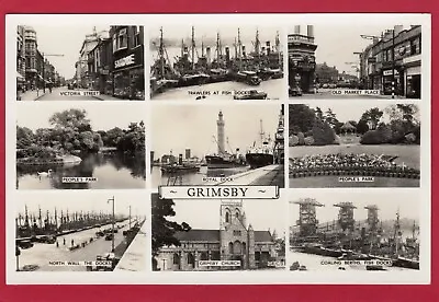 £6.50 • Buy Grimsby Multi View Trawlers Dock Victoria Street RP Pc Unused Masons  AT258