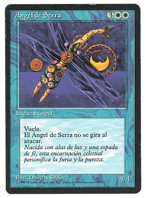 ►Magic-Style◄ MTG Serra Angel (Time Elemental) - Spanish 4th FBB MISPRINT Played • $301.32