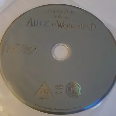 £1.85 • Buy  Johnny Depp Alice In Wonderland (2010) Disney DVD Tim Burton Movie Disc Only