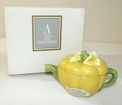 $17.95 • Buy Avon Seasons Harvest Treasure MINIATURE TEAPOT - Acorn Squash 1996 In Box