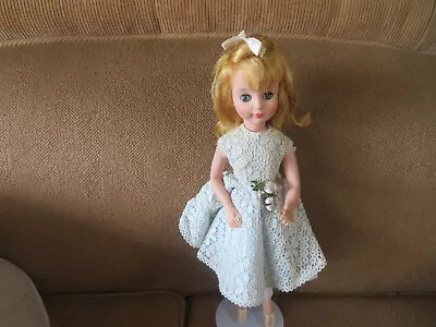 Vintage 1965 Madame Alexander  17  Polly Doll Clothes-tagged Lace Dress-NO DOLL • $49