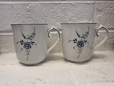 Villeroy & Boch Vieux Luxembourg Two Tall Mugs 3.5” • $49.50