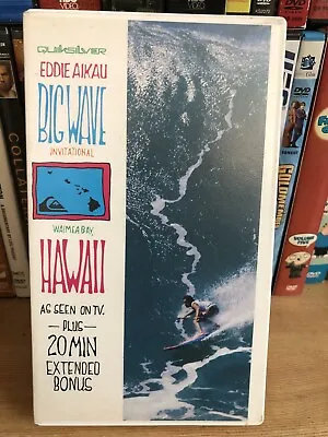 Eddie Aikau Big Wave Quicksilver VHS Hawaii Surfer Lengend Vintage Classic 1986 • $49.99