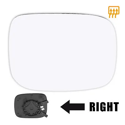 Rearview Right Side Heated Mirror Glass W/ Backing Plate For Volvo XC70 XC90 V70 • $20.30