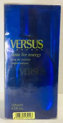 Versus Time For Energy Versace Unisex Eau De Toilette 125ml New In Sealed Box • $89.99