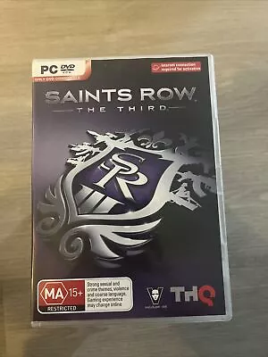 Saints Row THE THIRD (PC Game) 2011 NO MANUAL • $8.95