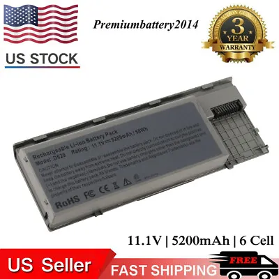 6 Cell Battery For Dell Latitude D620 D630 D640 PC764 TC030 Precision M2300 US • $13.99