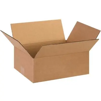 13x10x5  Flat Corrugated Boxes For Shipping Packing Moving Supplies 25 Total • $33.99