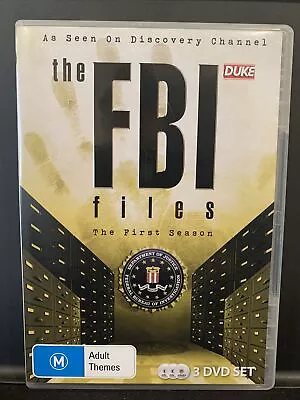 The FBI Files: Season 1 (DVD 1998) 3 Disc Set Region Free NTSC • $10