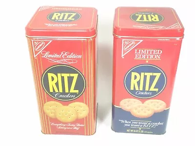 Ritz Crackers Tin 1986 & 1987 Limited Edition 16 Oz Tin • $15.99