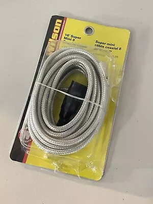 Wilson 305818FME 18 Foot Mini 8 75ohm CB Antenna Co-Phase Coax Cable With FME • $23.10