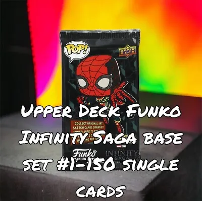 SDCC Upper Deck Funko Pop Marvel Cards *Base Set #1-150 With 3D* Pick & Complete • $1