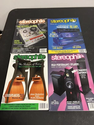 $17.99 • Buy Stereophile Magazines Lot Of 4 From 1996 - January, February, March, And April