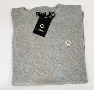 £34 • Buy Ma Strum Original Mens T Shirt Logo Xl Grey Short Sleeve 551
