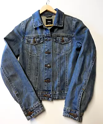 Sportsgirl Denim Biker Style Jacket Women's Size 6 • $25