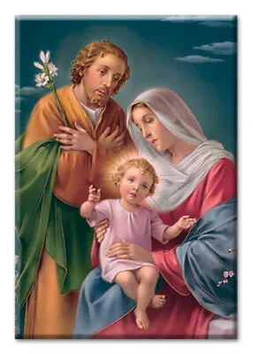 The Holy Family Fridge Magnet - 3  X 2  Made In Italy Nativity • $3.49