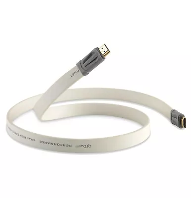 QED Performance E-Flex HDMI Cable (White) (1 Meter) (2 Meter) (3 Meter) • $123.99