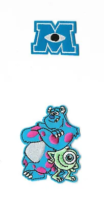 MONSTERS INC UNIVERSITY Iron On / Sew On Patch Embroidered Badge Cartoon Movie • $1.99