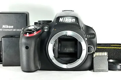 Nikon D5100 DSLR Camera (body Only) W/battery Charger Strap Cover Card • $299