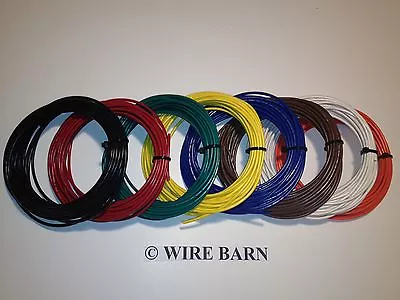 12 Awg Machine Tool Wire - Mtw - 8 Colors - 25' Each Color - Made Usa • $67.98