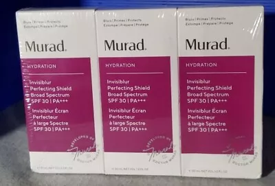 Murad Hydration Invisiblur Perfecting Shield Primer SPF 30 1oz  3 SEALED Packs. • $129.99