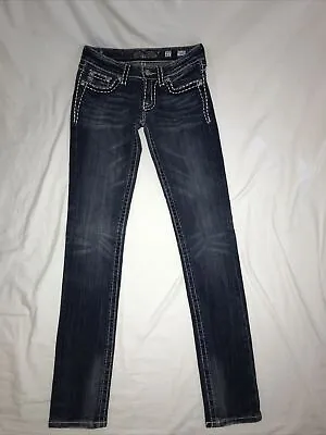 Miss Me Rhinestone (jp5118skl) Skinny Women's Jeans Size 27 • $20