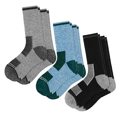 Eddie Bauer Men's Trail Socks - 6 Pairs • $34.95