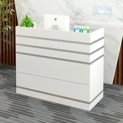 Impressions Reception Desk Counter With Shelves • $229.37