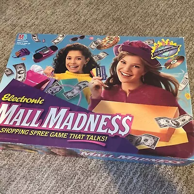 1996 MALL MADNESS Board Game Milton Bradley Complete & Working • $69.89