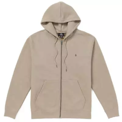 Volcom Beige Single Stone Zip-Up Hoodie • $70