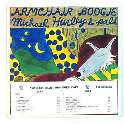 MICHAEL HURLEY & Pals ‎ Armchair Boogie  1971 1st US WL Promo LP EX/NM  W/ Comic • $164.95