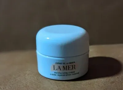 NEW La Mer Creme De La Mer Moisturizing Cream Mini 0.12oz /3.5ml 100% Authentic • $12.99