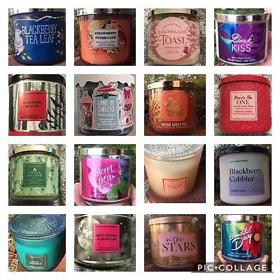 $25 • Buy Bath And Body Works 3-wick Candle White Barn Hard To Find Rare Scents
