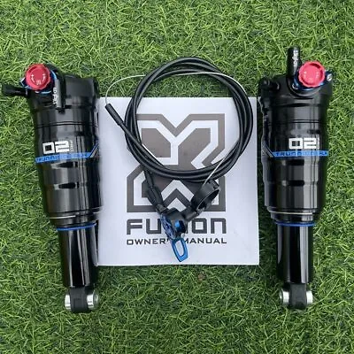 X-FUSION O2 PRO MTB Bicycle Shock Lock-Out Rebound Adjustment Bicycle Rear Shock • $315