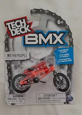 Tech Deck BMX Finger Bike Wethepeople Orange Metal 6+ Model Kids Sealed • $11.95