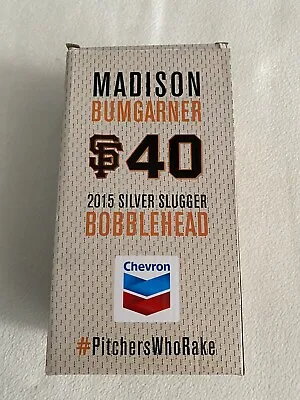 2016 MADISON BUMGARNER San Francisco Giants 2015 Silver Slugger Bobblehead NEW • $16.98