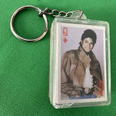 Vintage Michael Jackson Thriller Miniature 54 Playing Cards Keychain FULL SET • $15