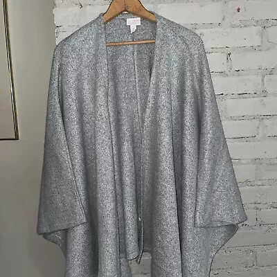 Womens ISABEL MATERNITY Gray Wrap Shawl Poncho One Size • $18