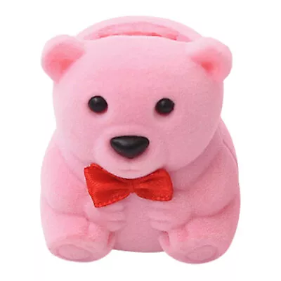 Jewelry Gift Box Delicate Store Jewelry Bear Shaped Mini Jewelry Box Portable • $12.43