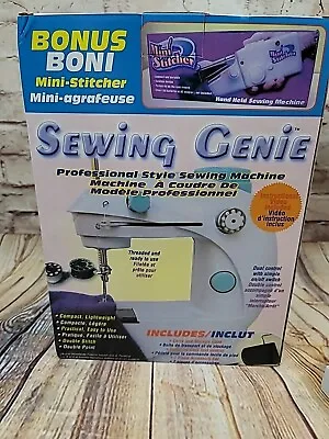 Sewing Genie (2003) Mini Sewing Machine + Bonus Mini Stitcher - New In Box • $21.77