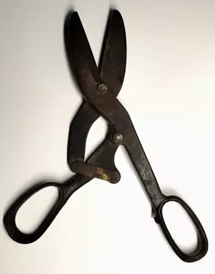 Vintage Bartlett Compound Tin Snip Shears USA Patented 1909 • $28