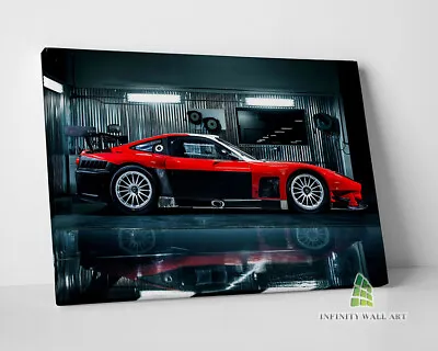 Red Ferrari 575 Canvas Art Wall Art Print Picture Sports Cars Framed Decor -E340 • £10.18