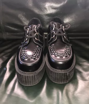 £96.86 • Buy Womens Underground Wulfrun Original Single Sole Shoe Black Creeper US 4