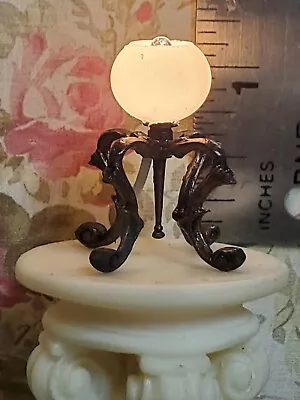 Gothic Miniature Votive Lamp Artisan Made And Hand Painted 1:12 Scale 12v.  • $16.99