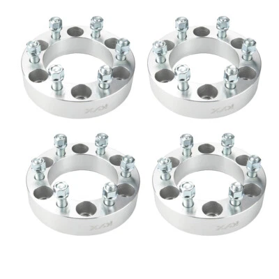 4PC 1.5'' 6x5.5 To 6x135 Wheel Spacers Adapters 14x1.5 Studs For Chevy To Ford • $71.09