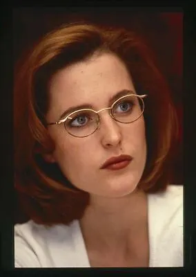 Gillian Anderson X-Files Era Press Conference Glasses Original 35mm Transparency • $24.99