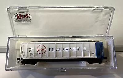 Atlas N Scale ACF Demonstrator Coalveyor Hopper Car With Load #169 • $13.99