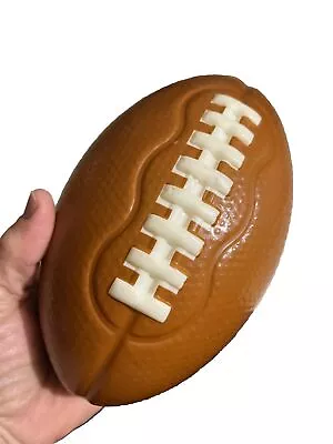 Kid's Mini Pocket Size Football Toy Sponge Soft Foam Style Ball Brown Pre-owned • $11.50