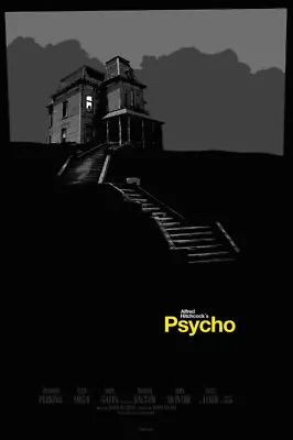 Psycho Bates House Motel Mother Movie Variant Poster Giclee Print 24x36 Mondo • $129.99