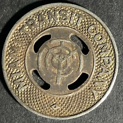 Vintage  Miami Transit Co.   MTC  Token 23mm /// C1938 • $3.99